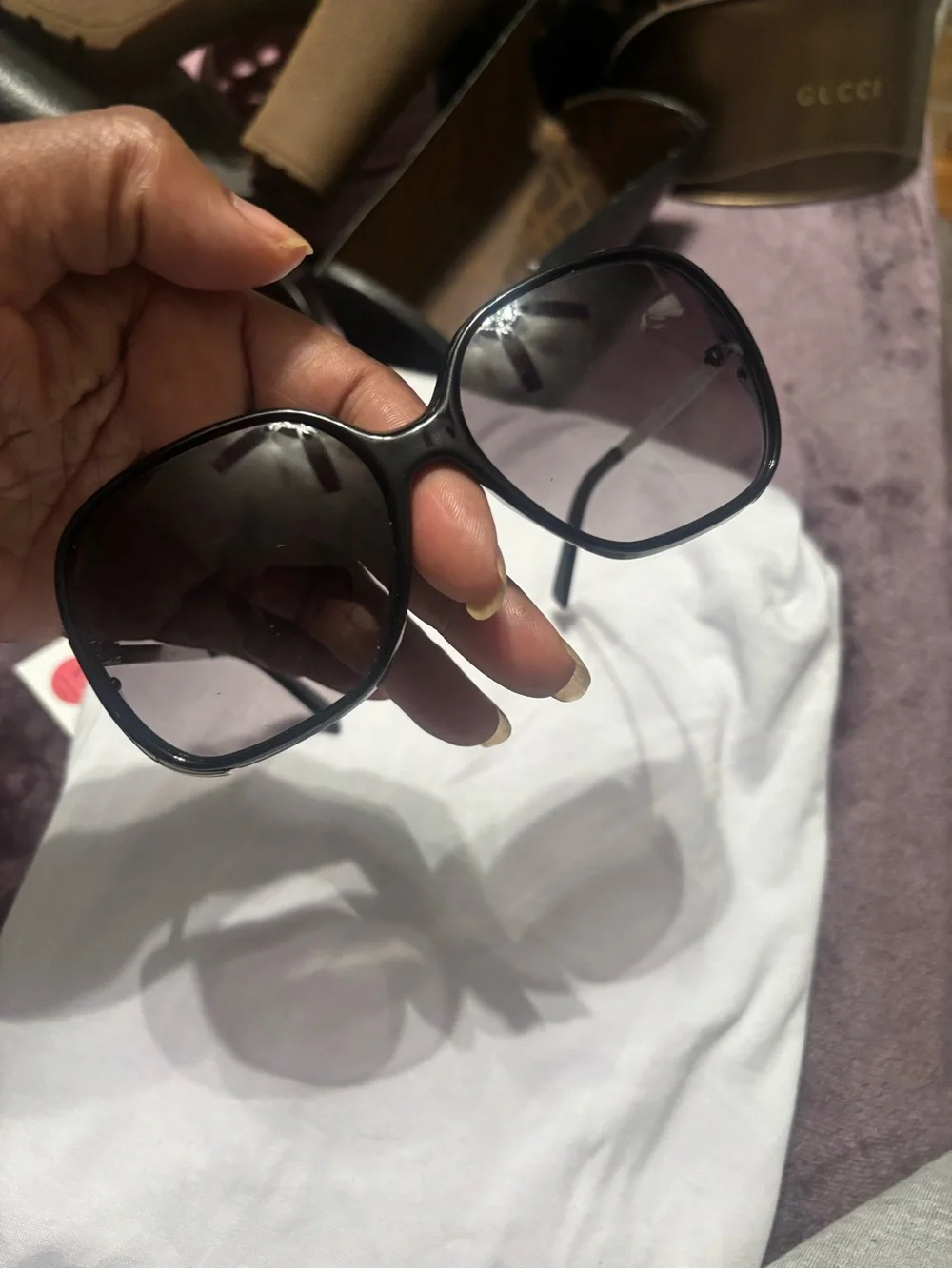 Fendi Oversized Black Women's Sunglasses